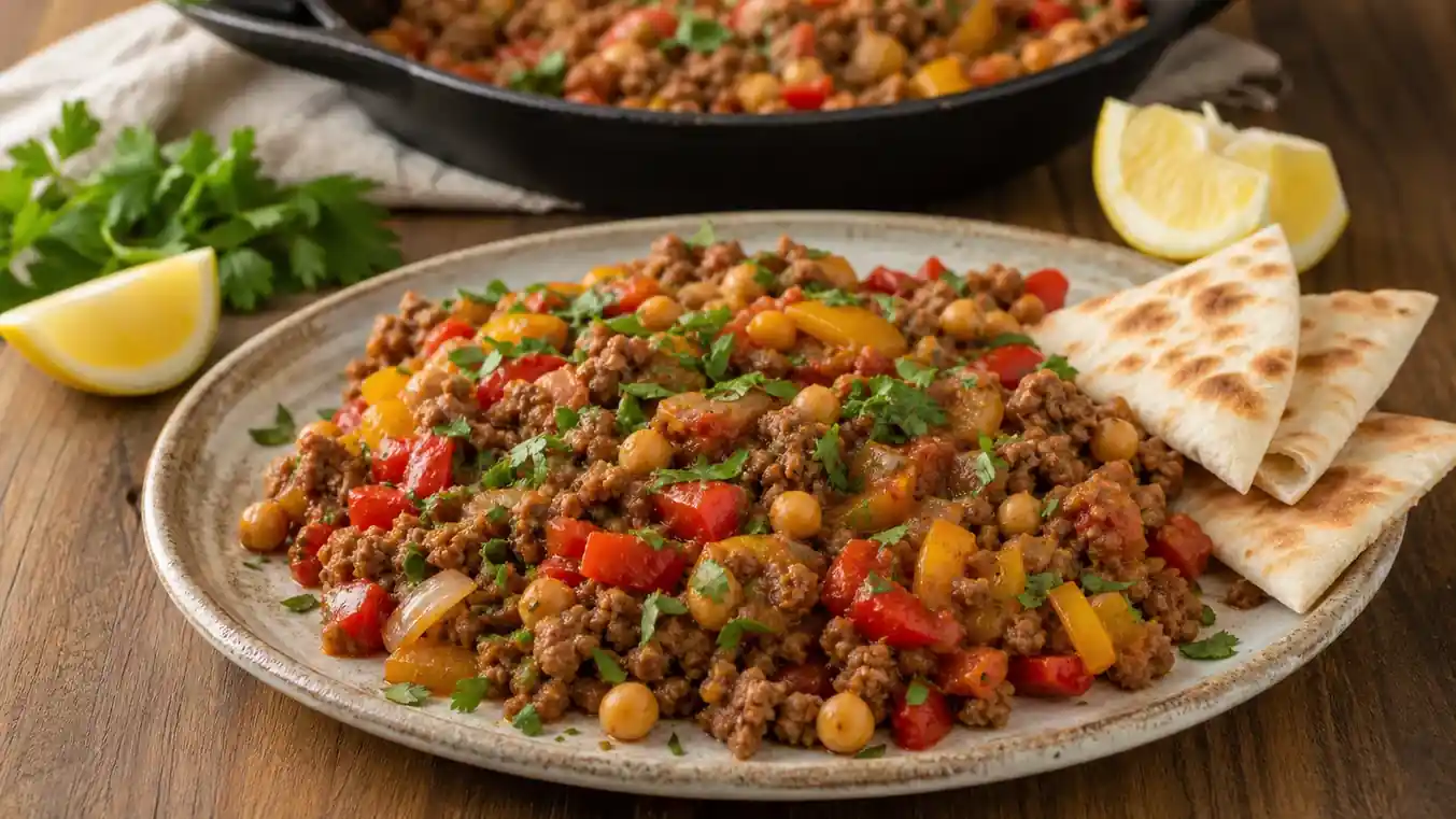 Recipes With Ground Lamb: Easy Spiced Lamb Skillet